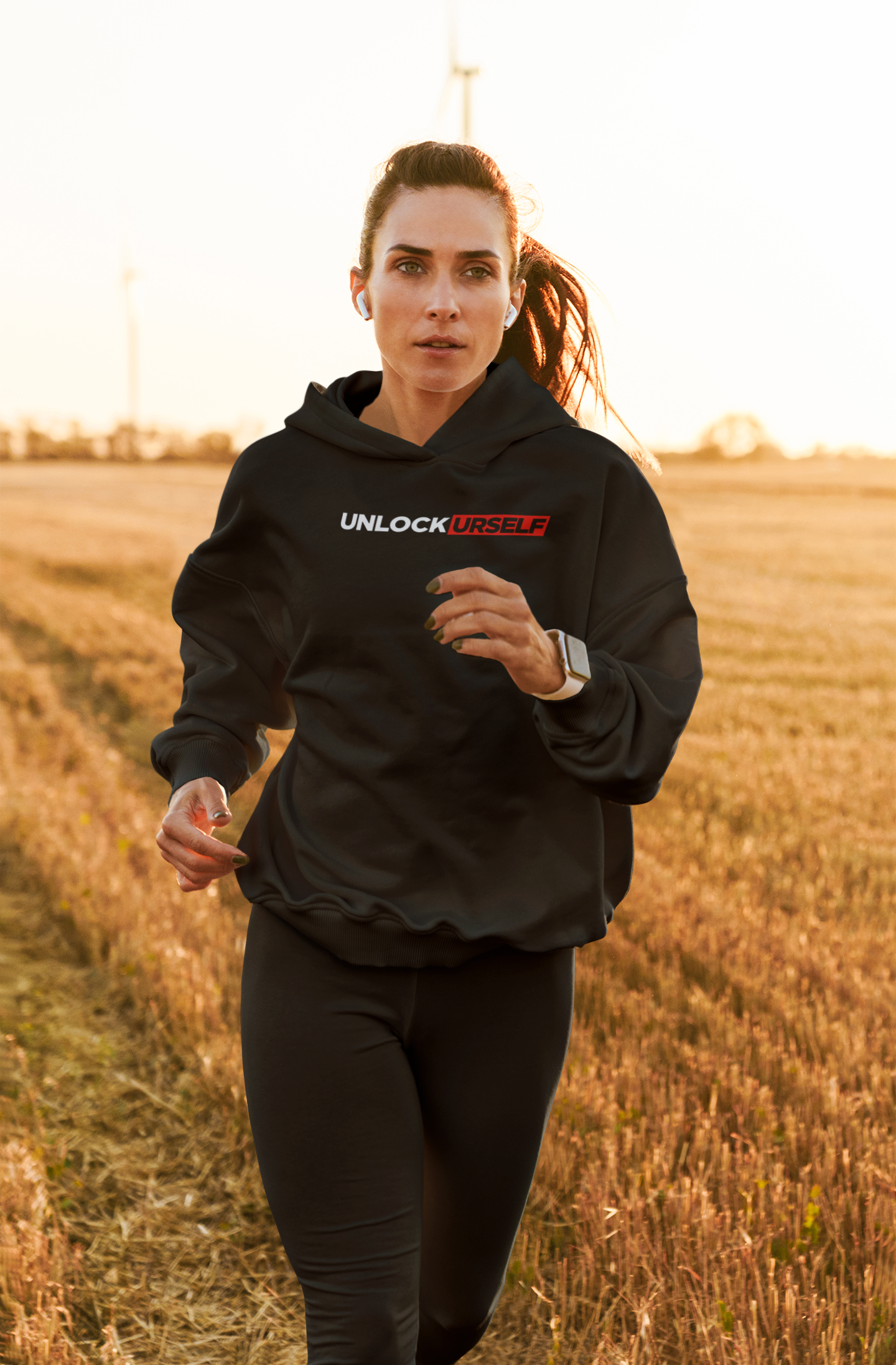 Unisex Pullover Hoodie (Men/Women)- Black